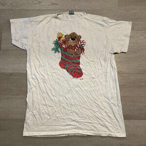 Vintage 90s Christmas Holiday Graphic Tee